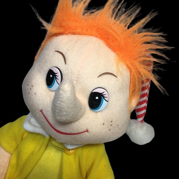 Zhenjiang Lian Yew Elf Pinocchio Plush Stuffed Poseable Doll 18" RARE VHTF - Picture 7 of 11